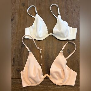 2 PACK Free People Intimately Ari Underwire Bra Nude ( 34C )